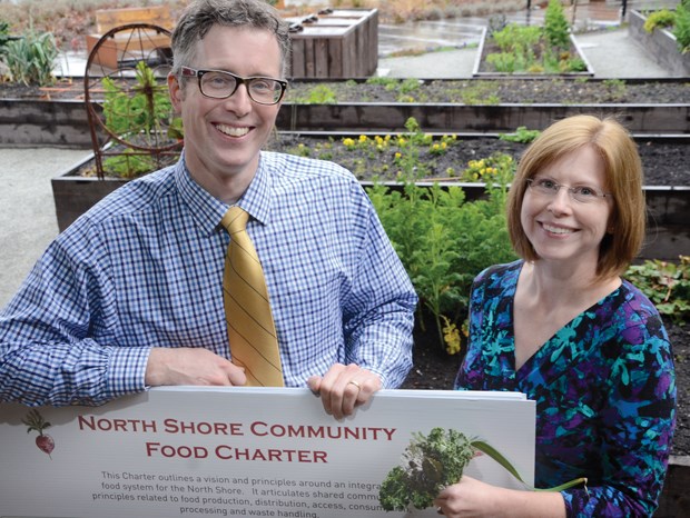 North Shore Tables Matters steering committee members Alex Kurnicki and Margaret Broughton, two of the North Shore residents working to promote food security and urban agriculture.