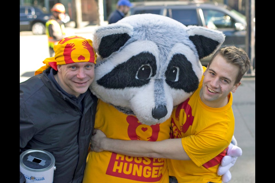 John Hughes’s Greater Vancouver Food Bank was a beneficiary of Justin Van Mulligen’s Spring Advertising Hugs for Hunger campaign. Cute, furry, and gregarious animals woke up from hibernation and gave out hugs for charity.