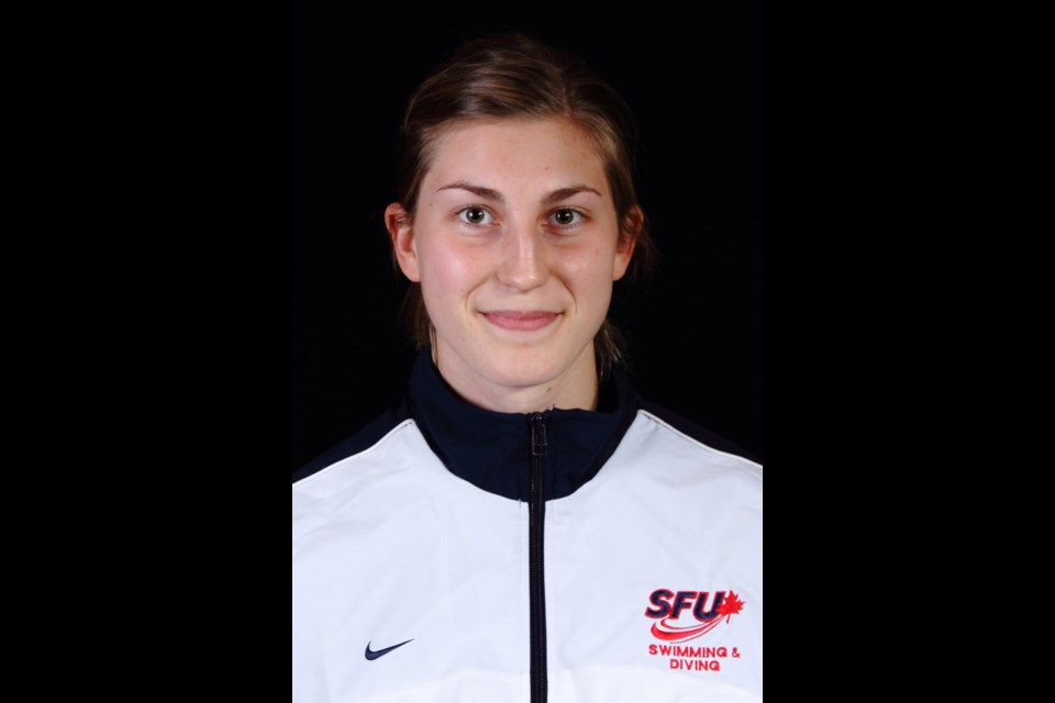 Nicole Cossey was named the Simon Fraser University female athlete of the year