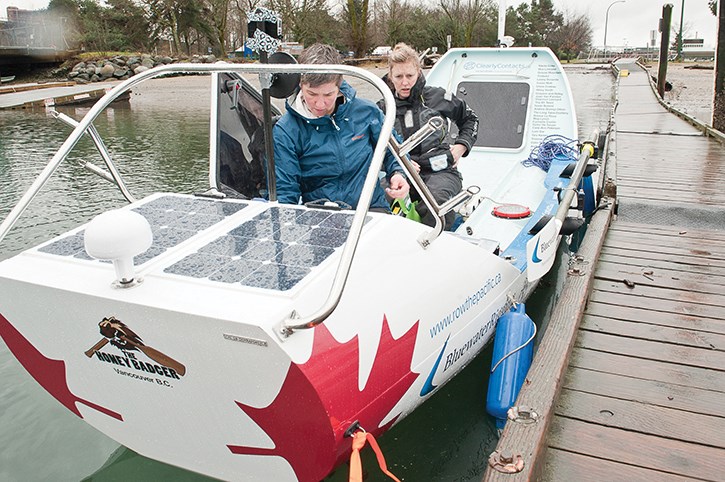 In June, rowers Leanne Zrum (left) and Rebecca Berger will leave Monterey as part of the inaugural Great Pacific Race.