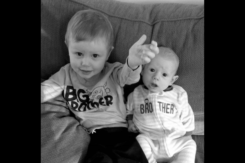 Proud big brother Cedric is excited to introduce his baby brother, 
Torin Russill Mills. 
Torin arrived December 3, 2013, 6:47am, weighing 8lbs,12oz and 21.5” long. 
Mom and Dad are very proud of their boys!