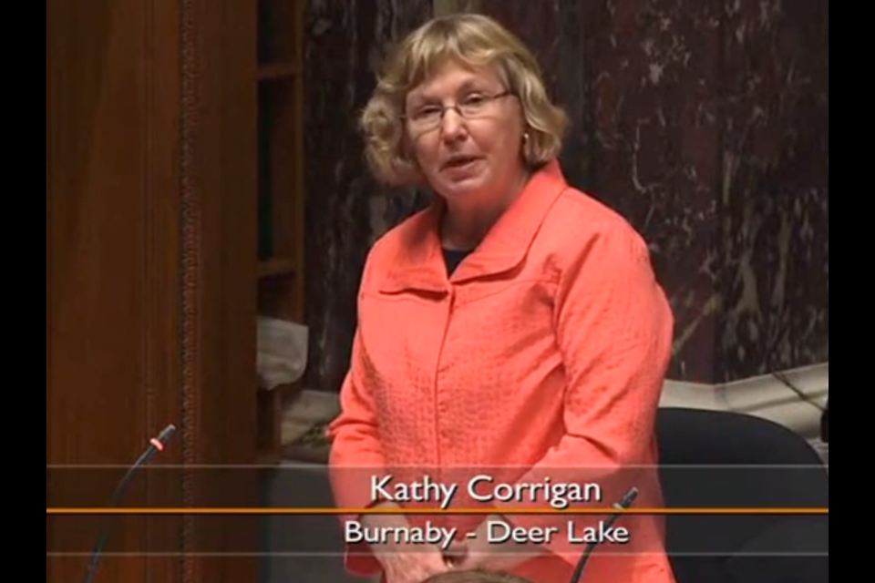 Burnaby MLA Kathy Corrigan is questioning the government's practice of deleting 'transitory' emails.