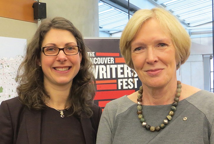 Vancouver Writers' Festival executive director Camilla Tibbs welcomed Margaret MacMillan, author of Paris 1919, to an Incite reading co-sponsored by the Vancouver Public Library Foundation on Mar. 28