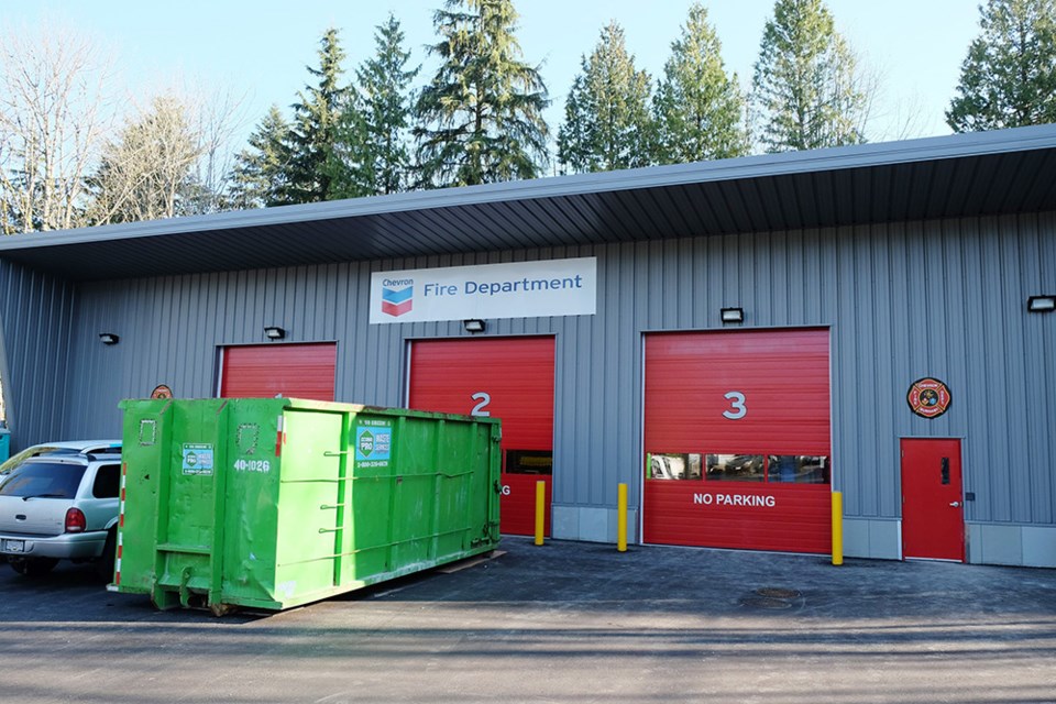 Chevron fire hall