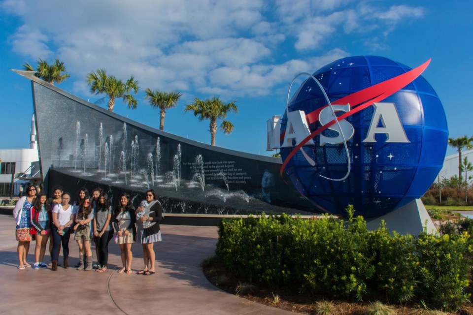 John Oliver secondary girls had a blast at NASA. Photo courtesy Michael B Doherty Photography