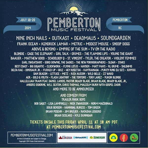 Music festival 2014 deals
