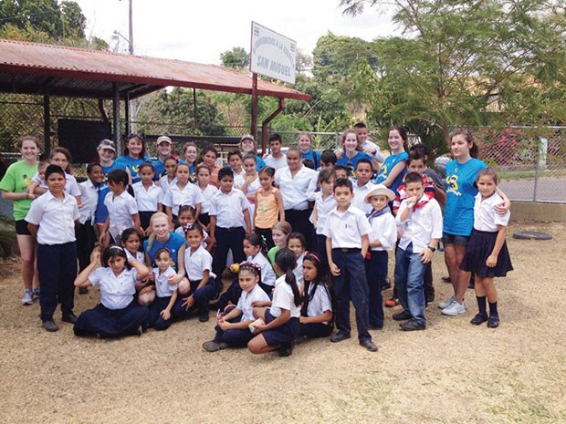South Delta Secondary students visited three elementary schools in San José during a 12-day trip to Costa Rica over spring break.