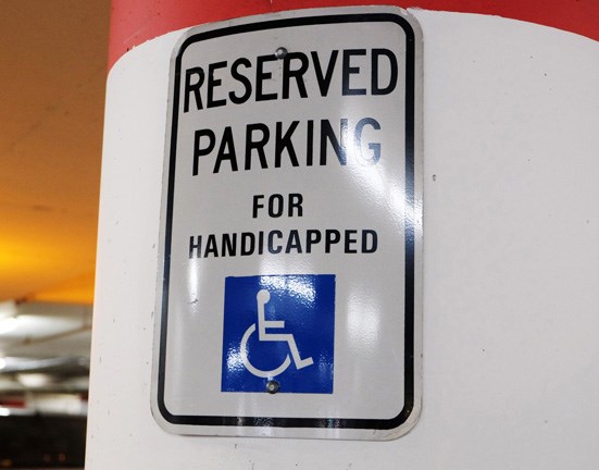 Disabled parking