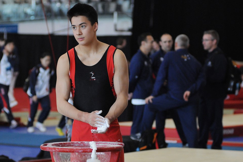Aaron Mah will attempt one of the most difficult high bar routines for any Canadian junior athlete.