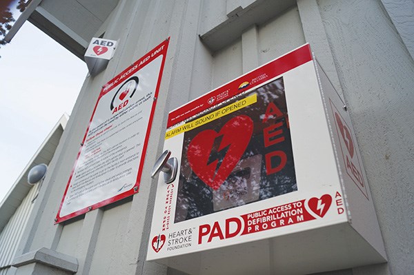 AED at Garry Point