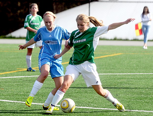 Seycove topped Windsor 2-1 in a North Shore senior girls AA league game Wednesday. The long rivalry between the two powerhouse teams got a little more intriguing after Windsor's coach of seven years, school vice principal Greg Hockley, was transferred down the road to Seycove and became a coach with the Seyhawks this season.