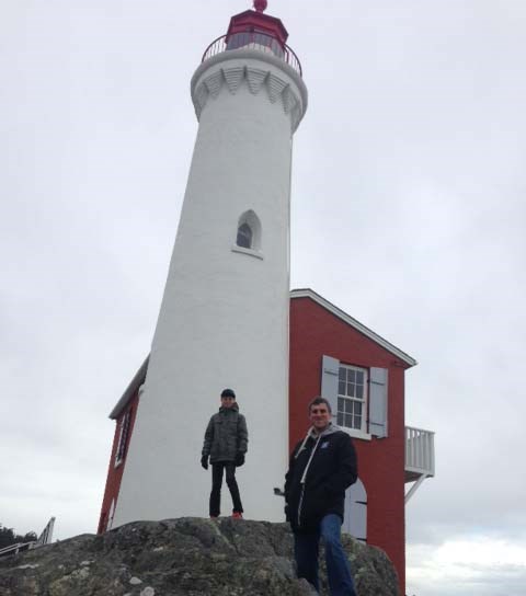The west coast's first ever lighthouse, Fisgard