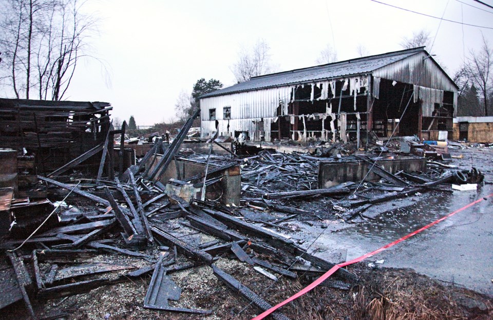 Globe Foundry burnt out