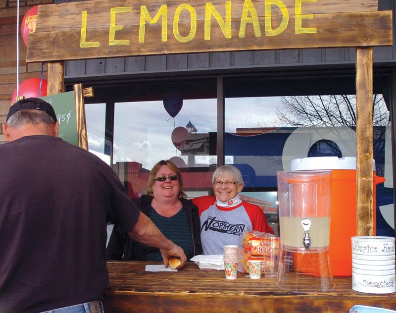 Hotdog sales at the Northern's 95th anniversary.