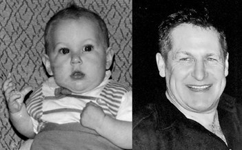 From this cutie...To this handsome guy! in 50 years!
Happy 50th May 3rd Greg Macfarlane
Lots of love Mom, Rob, Linda & family; Brock, Tracy & family, Shelley, Leigh & family; Stacey, Alec, Jonah & Sofie, Wally, Bernice & family