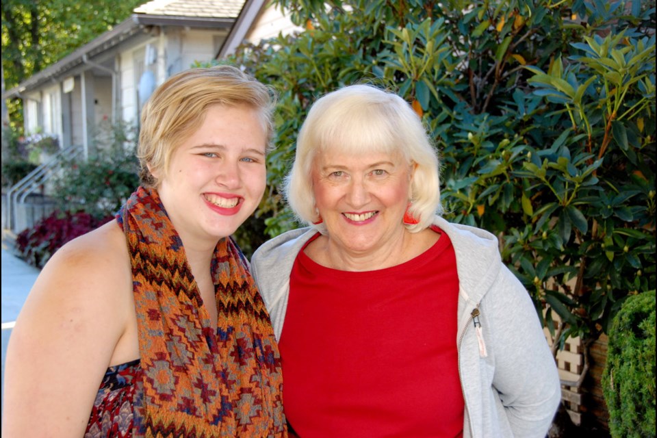 Meagan Schlee-Bedard, left, and Margo Prentice worked together on the Heart 2 Art program.