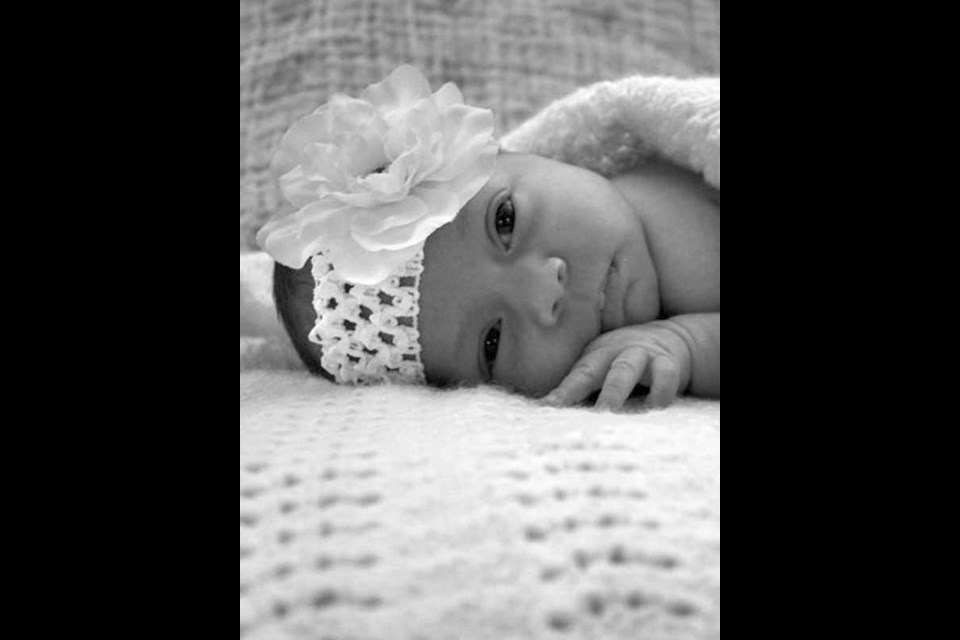 Leischner (Nee Massicotte)
Ky and Robyn are thrilled to announce the unexpected arrival of their baby girl! 
Aubree Lylet stole our hearts on December 10th at 12:32pm weighing 4 lbs 10 oz. 
Proud grandparents are Leonard & Jo-Anne Massicotte and Larry & Christine Leischner. We would like to thank Dr. K. O&#8217;Malley, Dr. Chaudhry, and all the nurses in the Maternity ward. A special thanks to all the nurses and staff in the NICU at UHNBC for taking such great care of us.