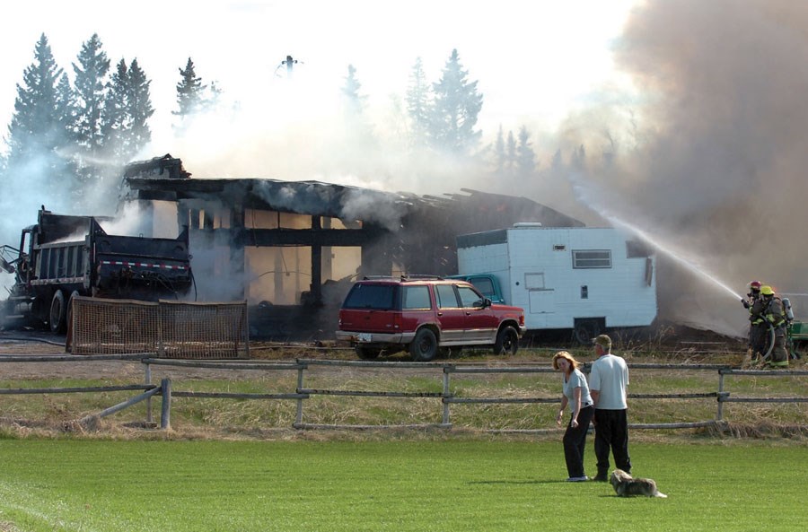 Old Cariboo Highway fire