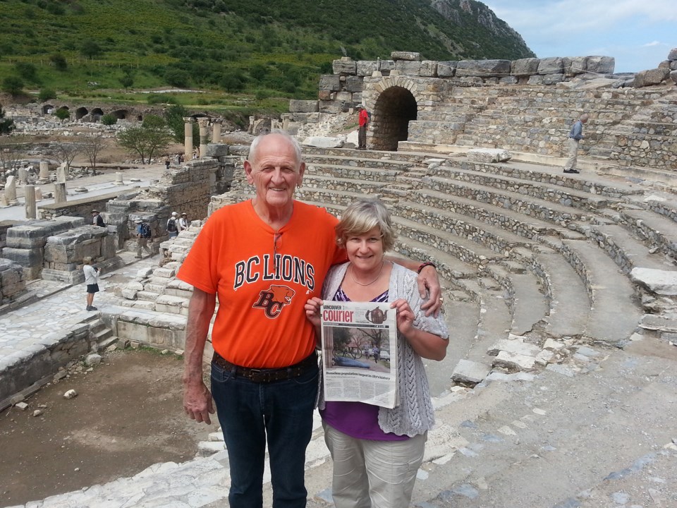 Kathi Prochotsky and Harold Catt in Turkey.