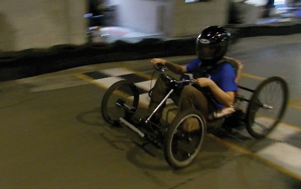 Gears For Fears does some racing on the TBC Indoor Racing track.
