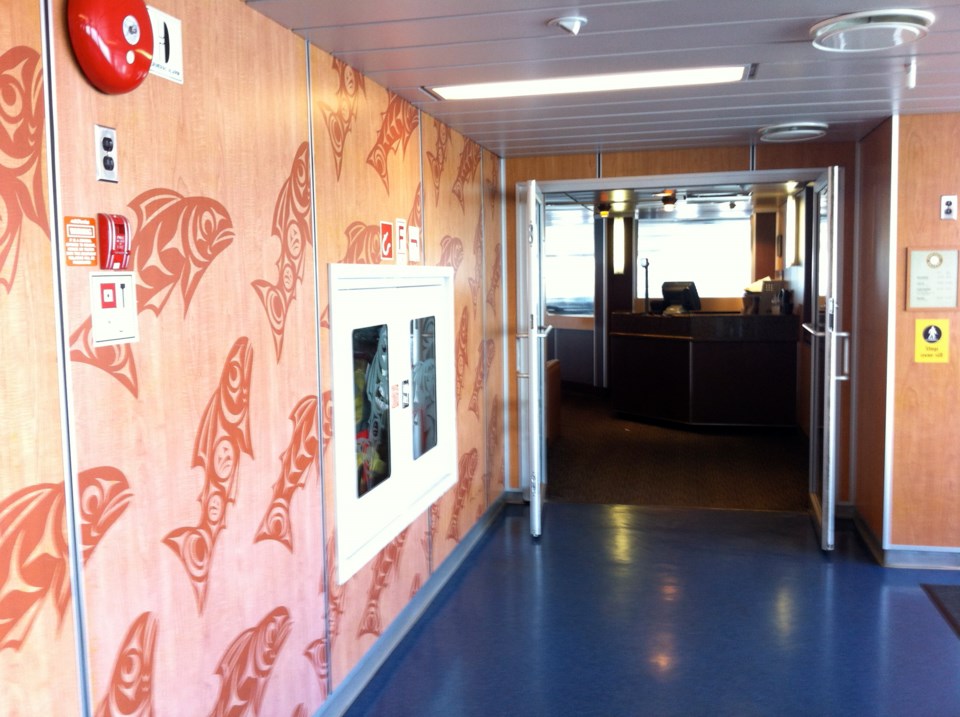 Entrance to the Pacific Buffet on Spirit of Vancouver Island ferry.