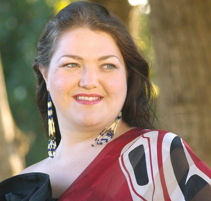 Mezzo Rose-Ellen Nichols stars as Pauline Johnson in the new opera from Margaret Atwood and Tobin Stokes.