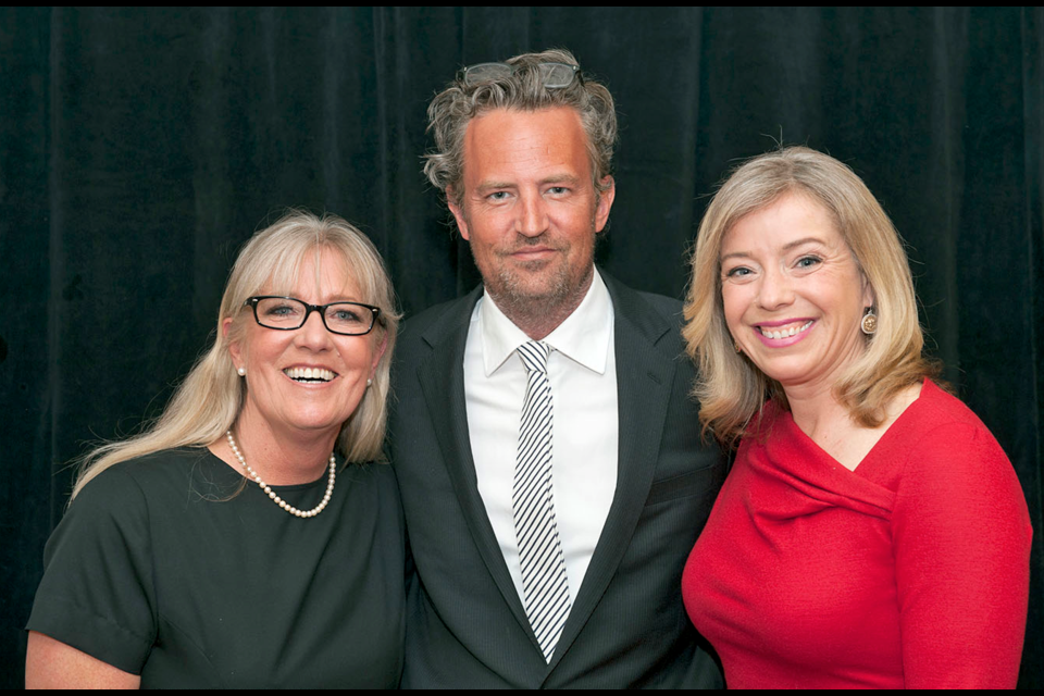 Brenda Plant’s Turning Point Recovery Society “Making Recovery a Reality” Gala, emceed by Randene Neill, featured actor Matthew Perry, who shared his story of addiction and recovery. The party raised $100,000 to support addiction recovery programs and residents at Turning Point.
