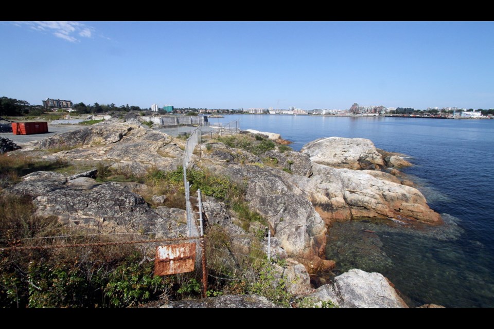 McLoughlin Point in Esquimalt, which has been rejected as a site for a sewage treatment plant.