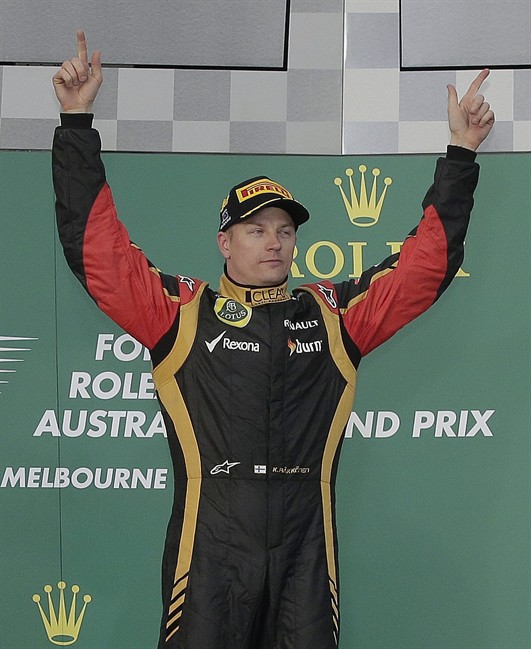 Lotus' Kimi Raikkonen wins F1's season-opening Australian Lotus' Kimi Raikkonen wins F1's season-opening Australian