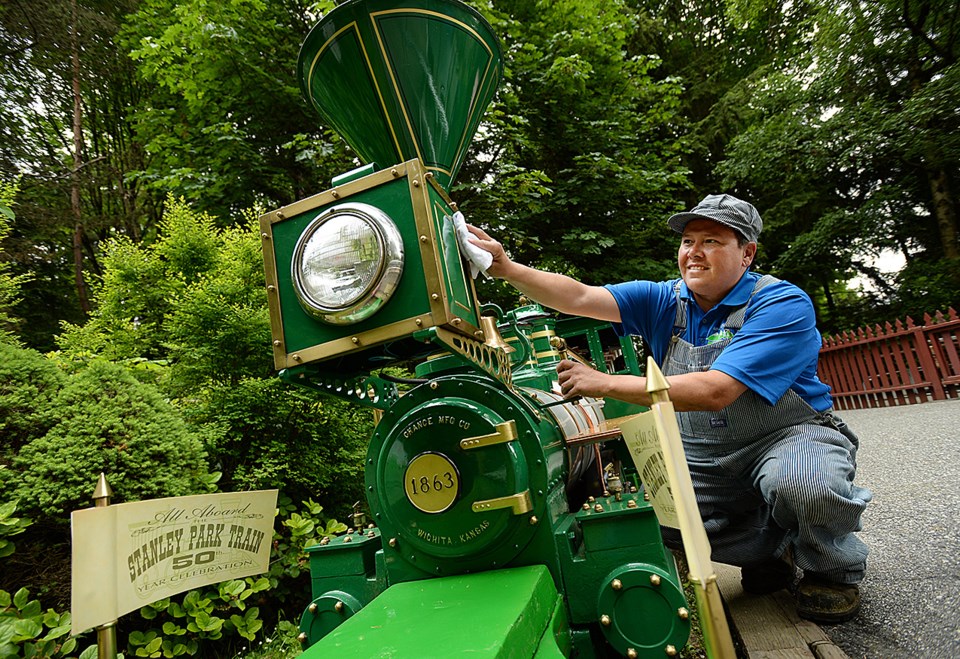 Stanley Park’s miniature train