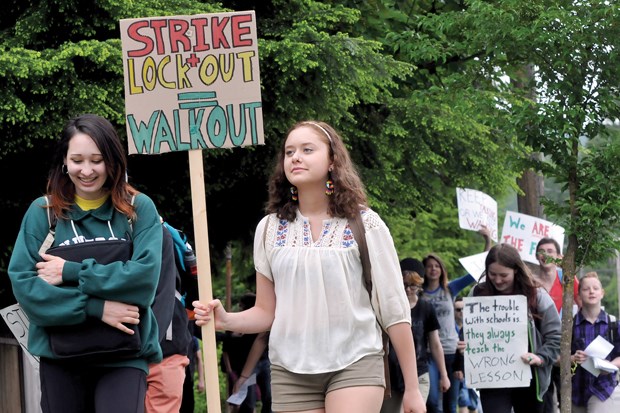 student walkout