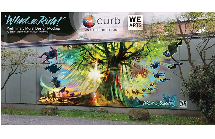 King George Secondary mural