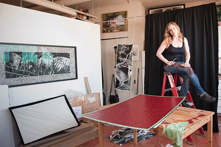Photographer/mixed media artist Karen Moe is one of more than 20 artists exhibiting their work as part of the ARC’s Uncommon Boundaries residents’ showcase.