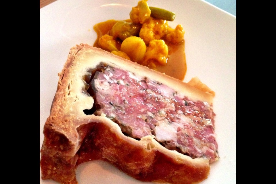 The Fat Badger brings British gastro-pub-inspired fare such as the pork pie to the former Le Gavroche space.