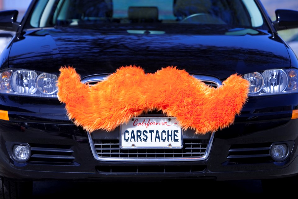 Nothing says Father’s Day like a giant moustache for his car or truck.
