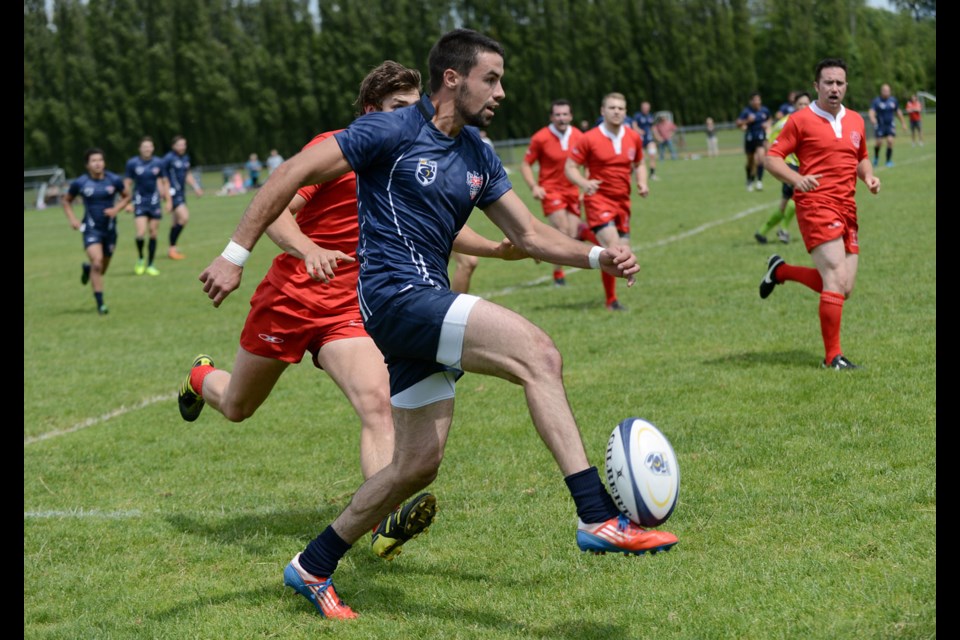 Fraser Valley versus Vancouver Island Crimson Tide in men�s rugby