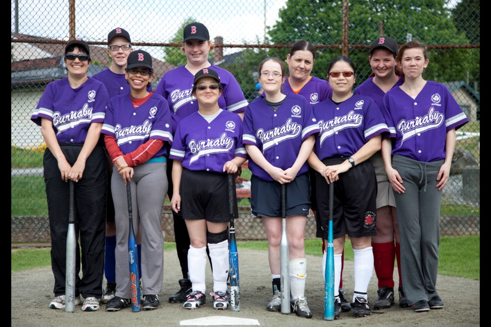 05-17-2014
Burnaby special olympics first women's softball team.
photo Jason Lang