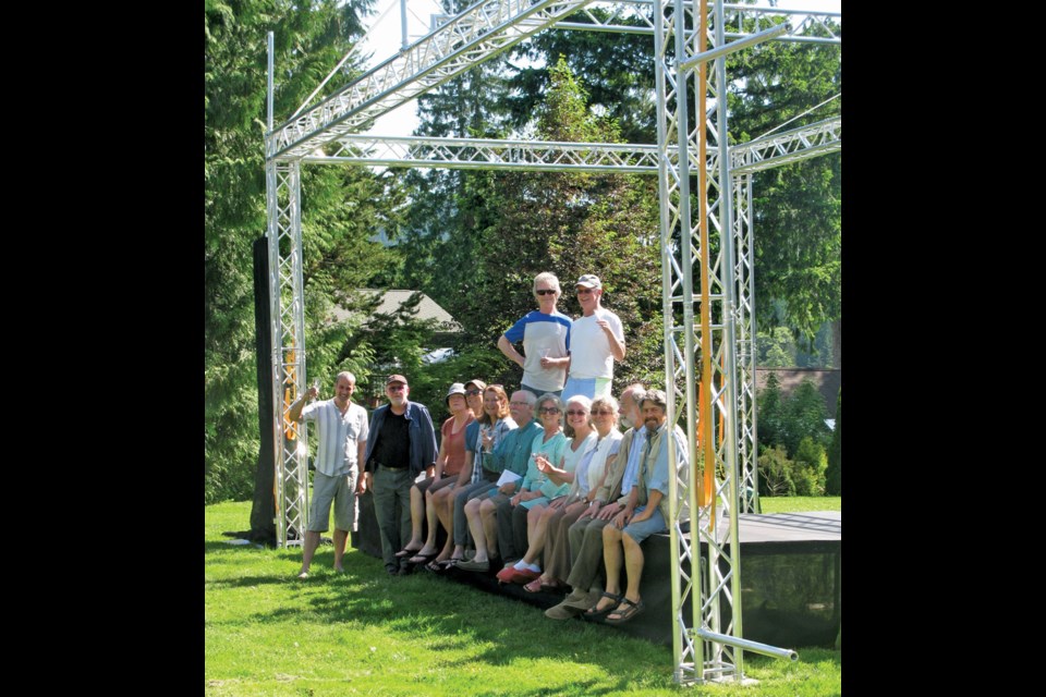 The Gibsons Landing Jazz Festival crew will use a new sturdy stage for this year’s big weekend, June 20 to 22.