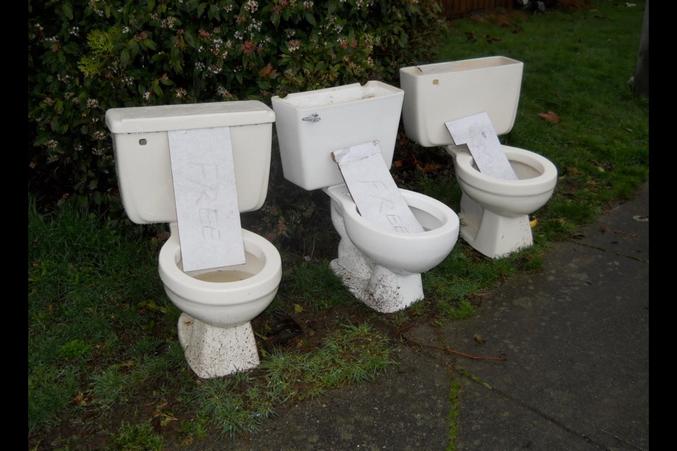 Free toilets.