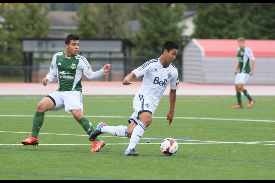 Mark Baldisimo is in his first season with the Vancouver Whitecaps FC under-18 residency soccer team