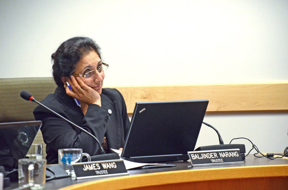 Baljinder Narang, school board chair