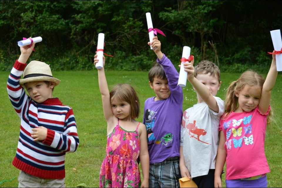 Bowen Island Montessori class of 2014.