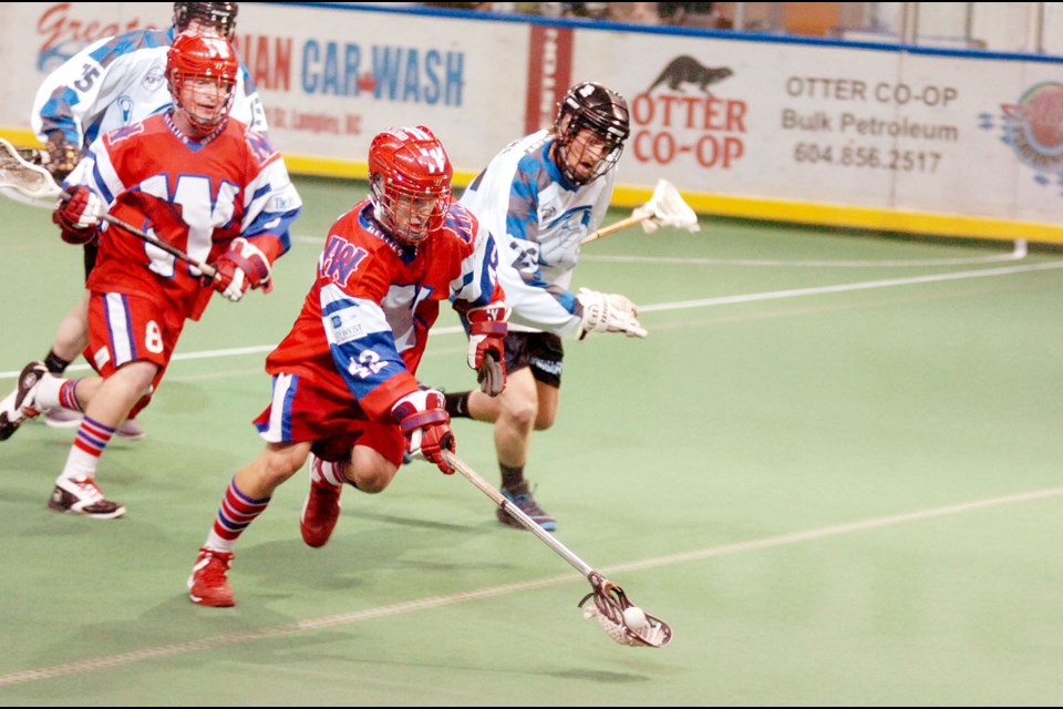 New Westminster dropped a close 8-6 decision to Langley at the Langley Events Centre last week