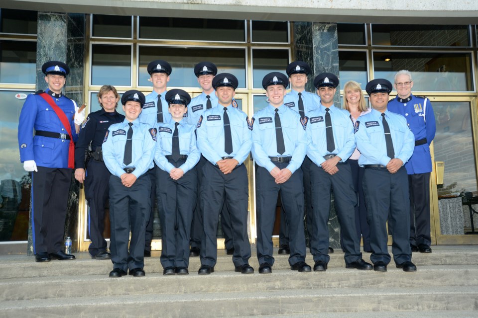Nine new reserve constables recently graduated from the New Westminster Police Department’s reserve program. To date there are 18 reserve constables serving the city as part of the program, which was reinstated in 2012 after being phased more than a decade earlier.