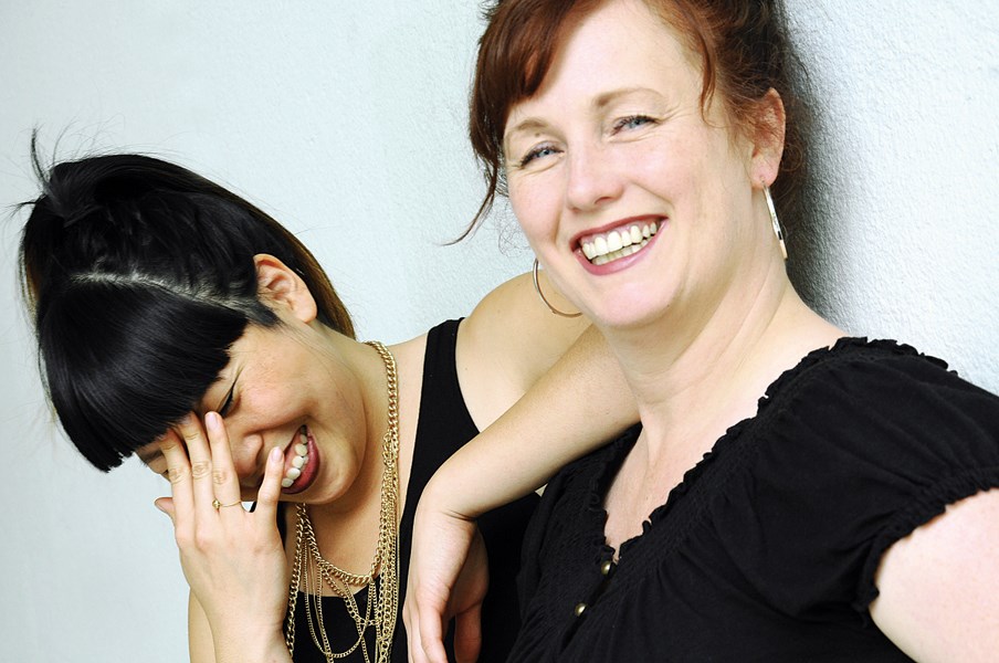 The Belle Game’s Andrea Lo and tap dancer Jennifer Bishop team up for Dances for a Small Stage: Point 5 at The Emerald July 4 and 5.