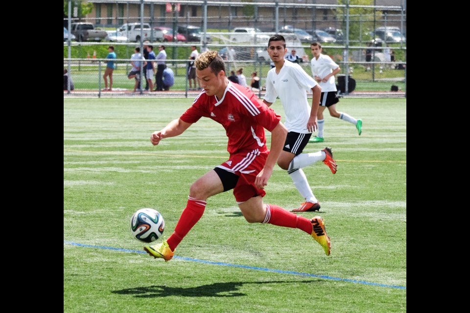 U-16 Bby vs Surrey Guildford United on field #4