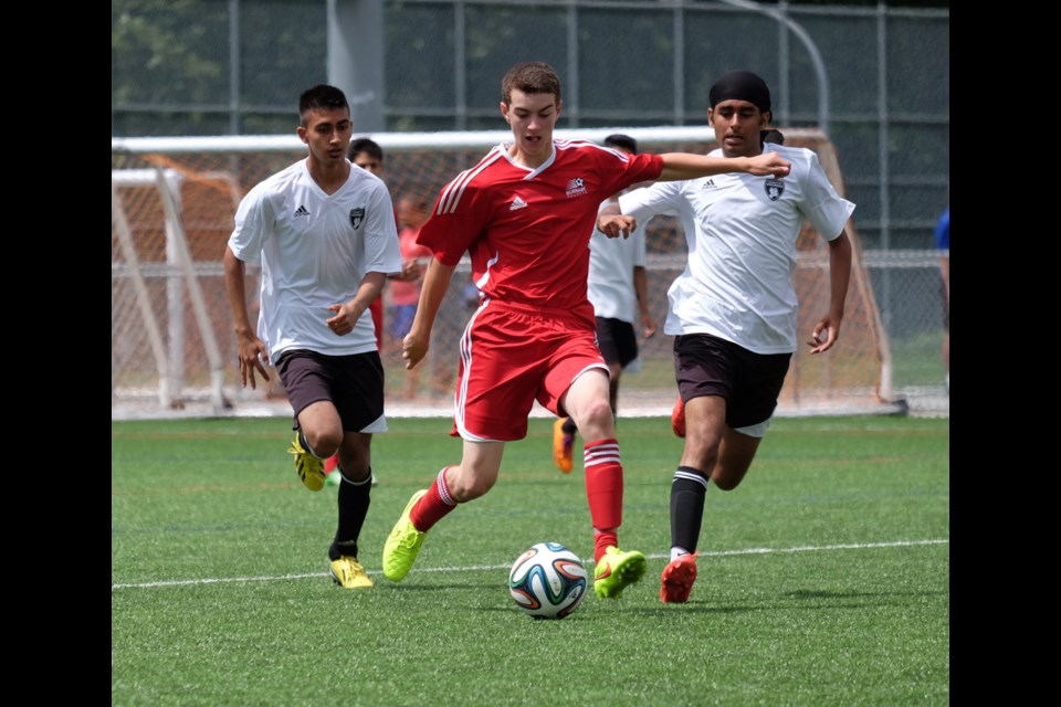 U-15 Bby vs Surrey FC on field #3