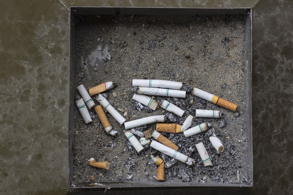 Cigarette butts