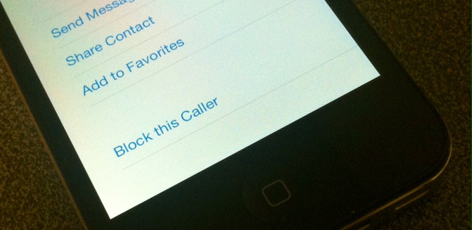 Block this caller on iPhone