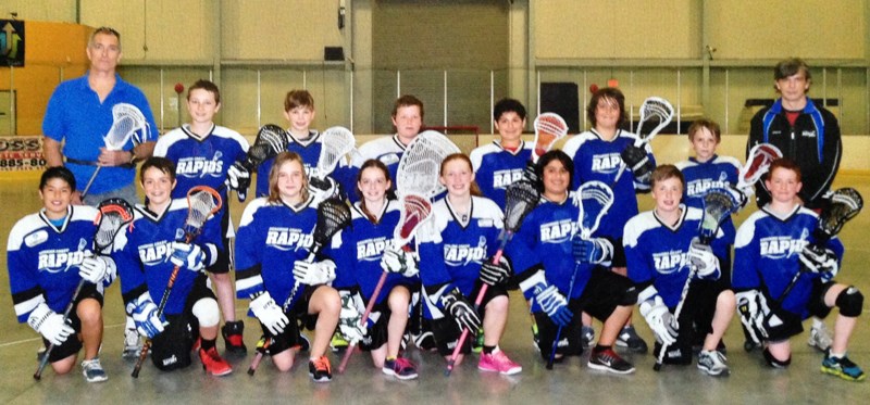 Pee wee lacrosse team